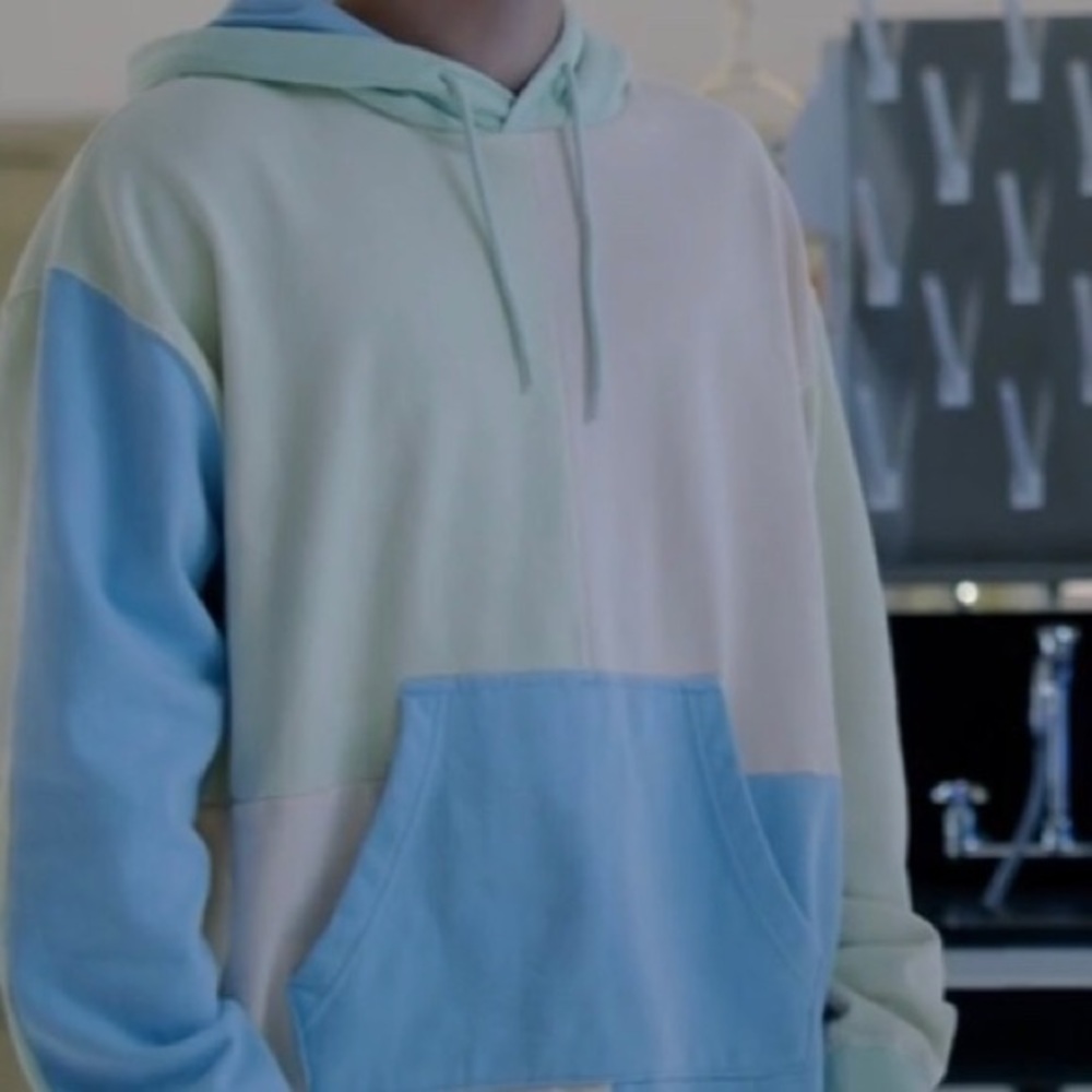 ISO!!!!! UO color block hoodie